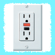 GFCI-protected outlet